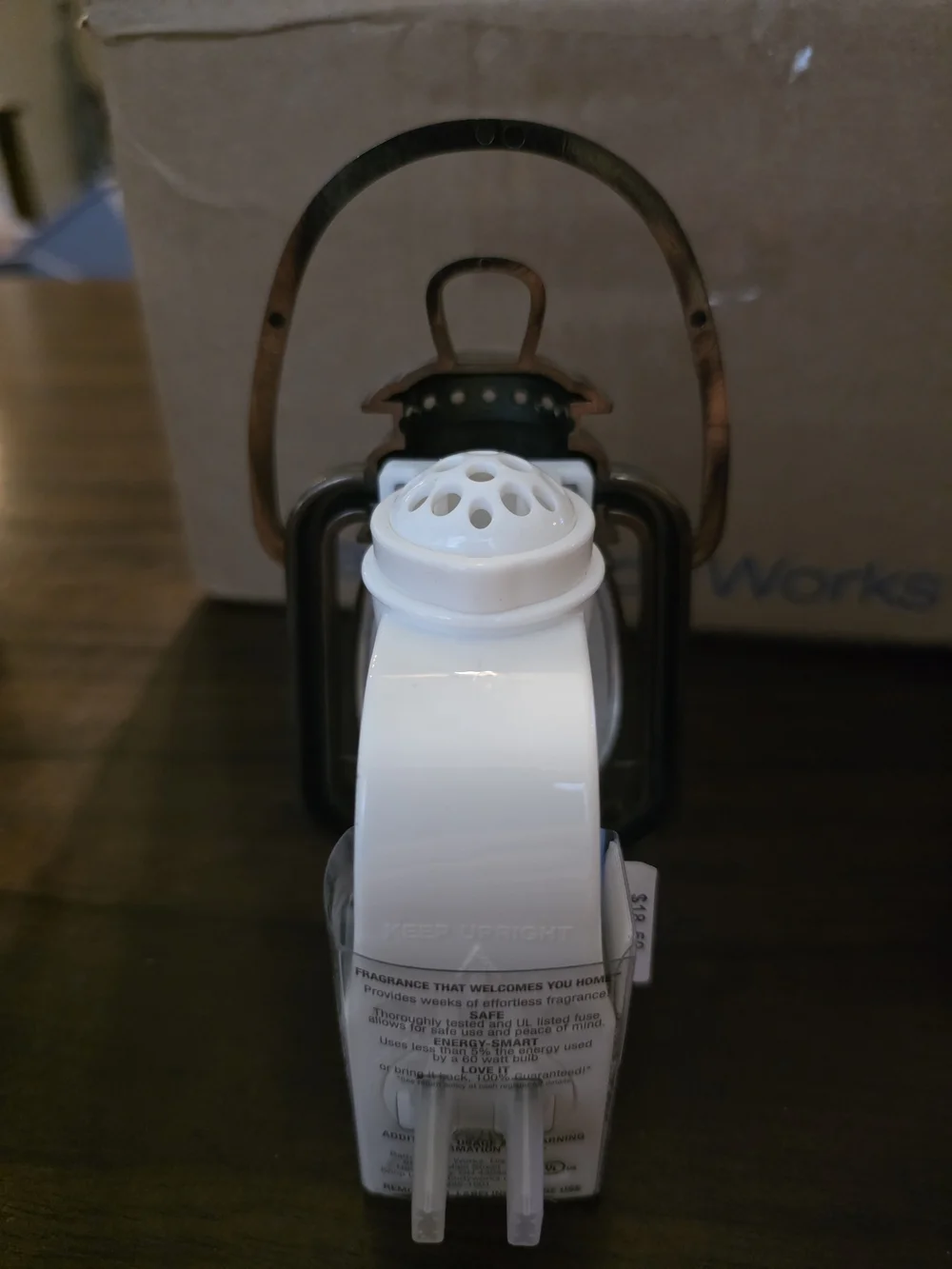Bath & Body Works Silver Lantern Polar Bear Snow Globe Fragrance Oil Plug In New